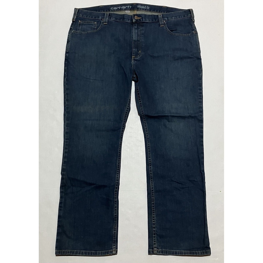 Carhartt Jeans Mens Size‎ 42 X 30 Rugged Flex Relaxed Fit Straight Leg Blue